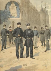Die neue Uniform der Gardiens de la Paix, aus Le Petit Journal, 8. Oktober 1894